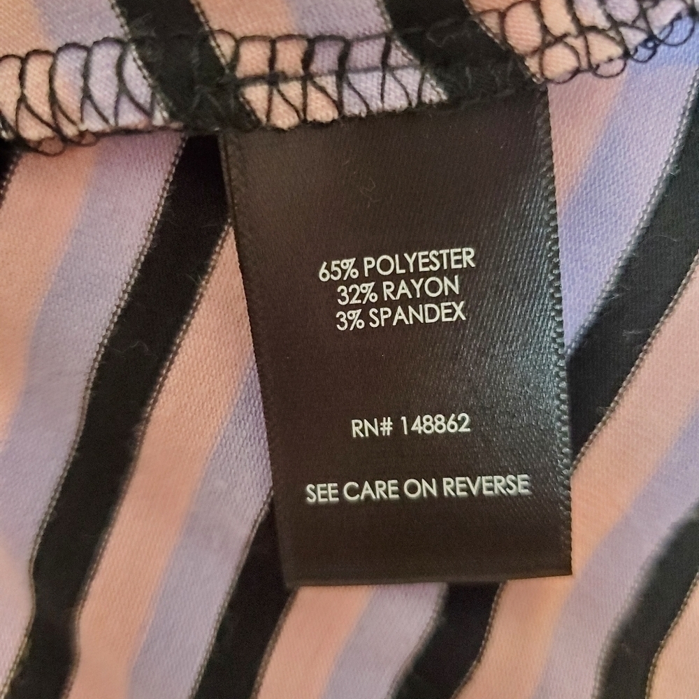 Torrid Sleeveless stripe Flare Jersey Mini dress size 0/L - Picture 10 of 13